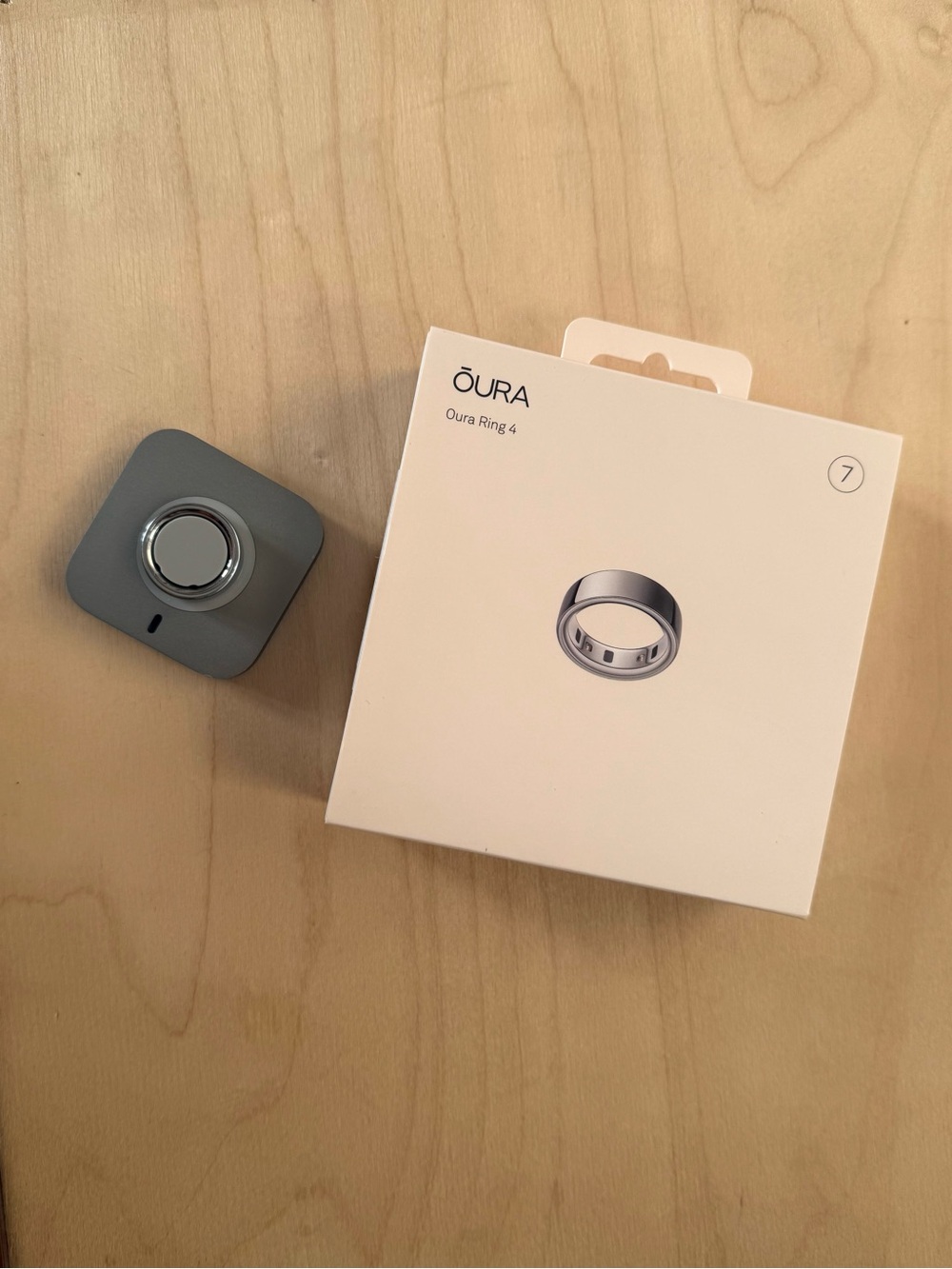 Oura Ring 4 Silver Size 7